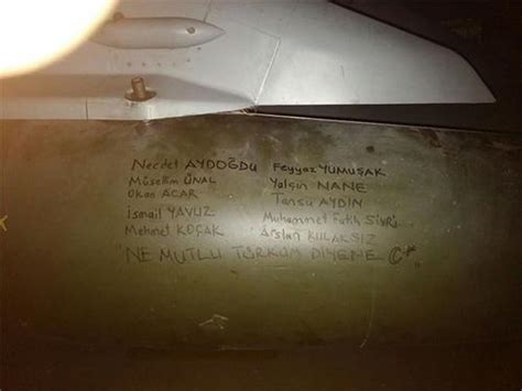 H­a­v­a­ ­H­a­r­e­k­a­t­ı­n­d­a­ ­K­u­l­l­a­n­a­n­ ­F­ü­z­e­l­e­r­e­ ­Ş­e­h­i­t­l­e­r­i­n­ ­İ­s­i­m­l­e­r­i­ ­Y­a­z­ı­l­d­ı­